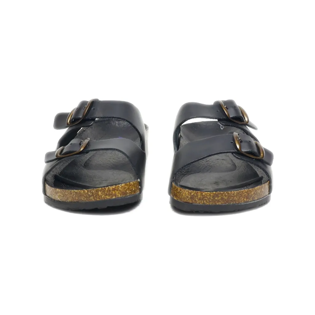 Andre Slip-On Shoes Leather Black Colour For Kids