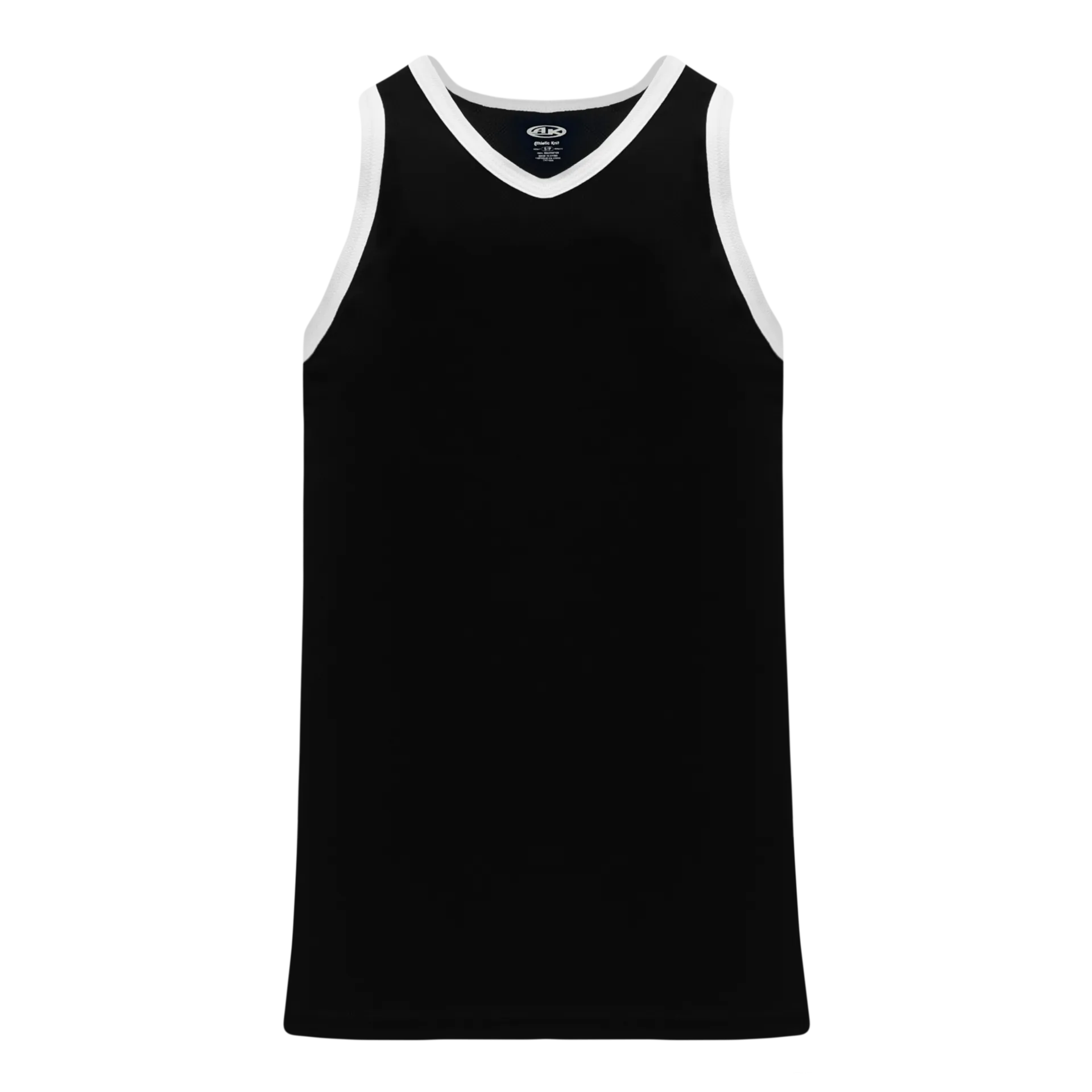 Athletic Knit (AK) B1325M-221 Mens Black/White League Basketball Jersey