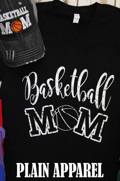 Basketball Mom V-Neck