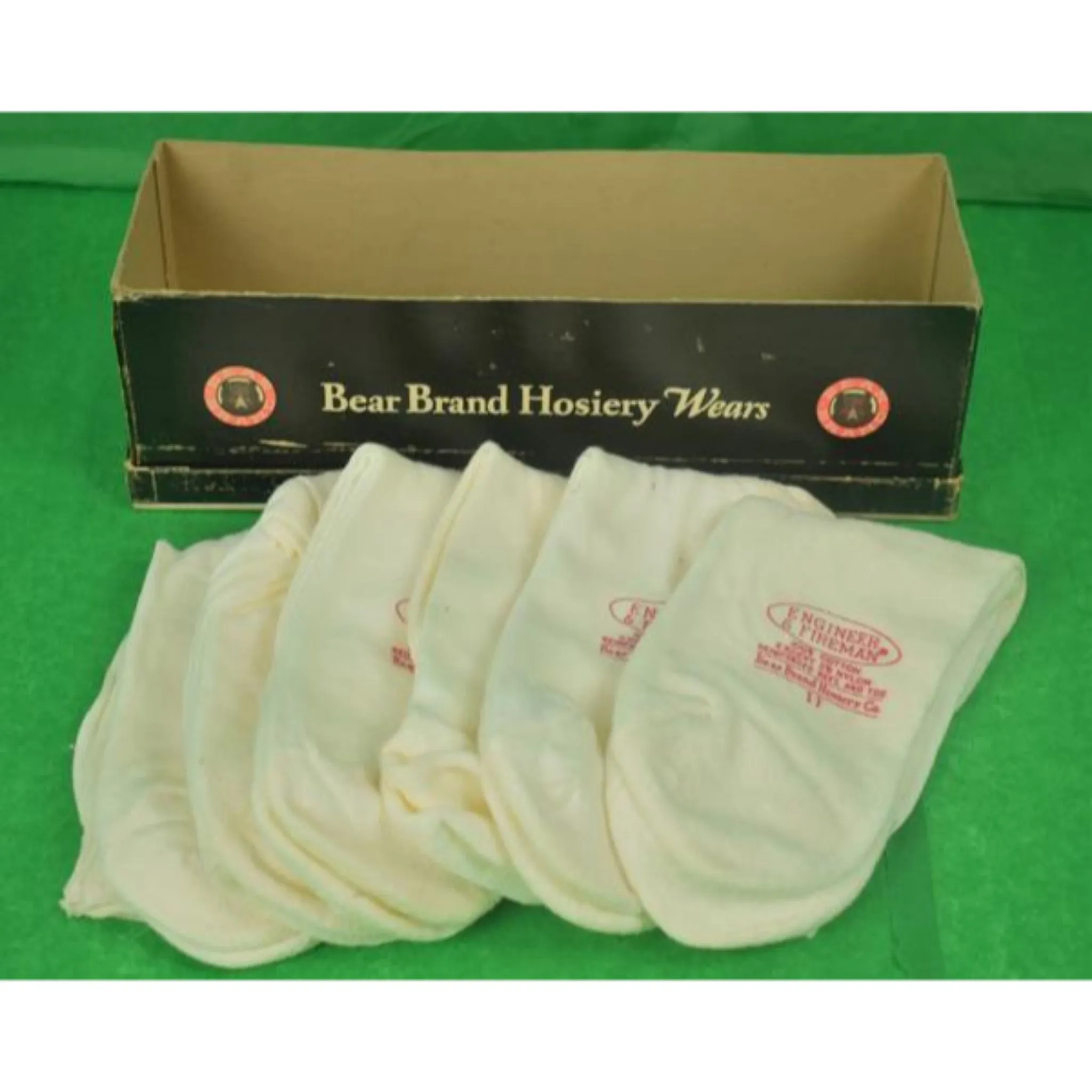 Bear Brand Hosiery Boxed Set of 6 Socks Sz: 11 (New/ Old Deadstock)