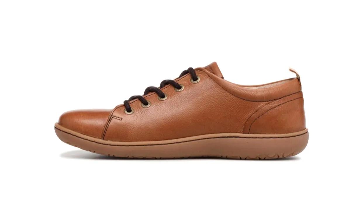 Birkenstock Islay Nut Natural Leather 5 Eyelet Shoe