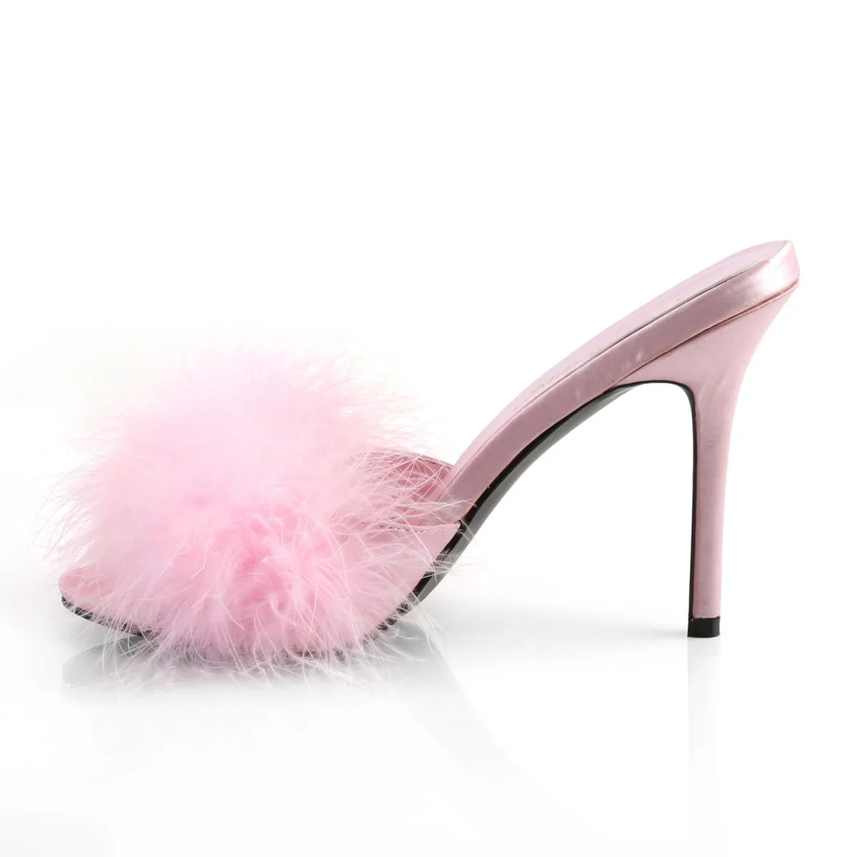 Classique 01F Slipper with 4 inch heel - Pink