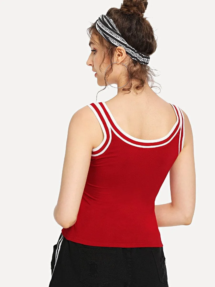 Ladies Bulls basketball tank top