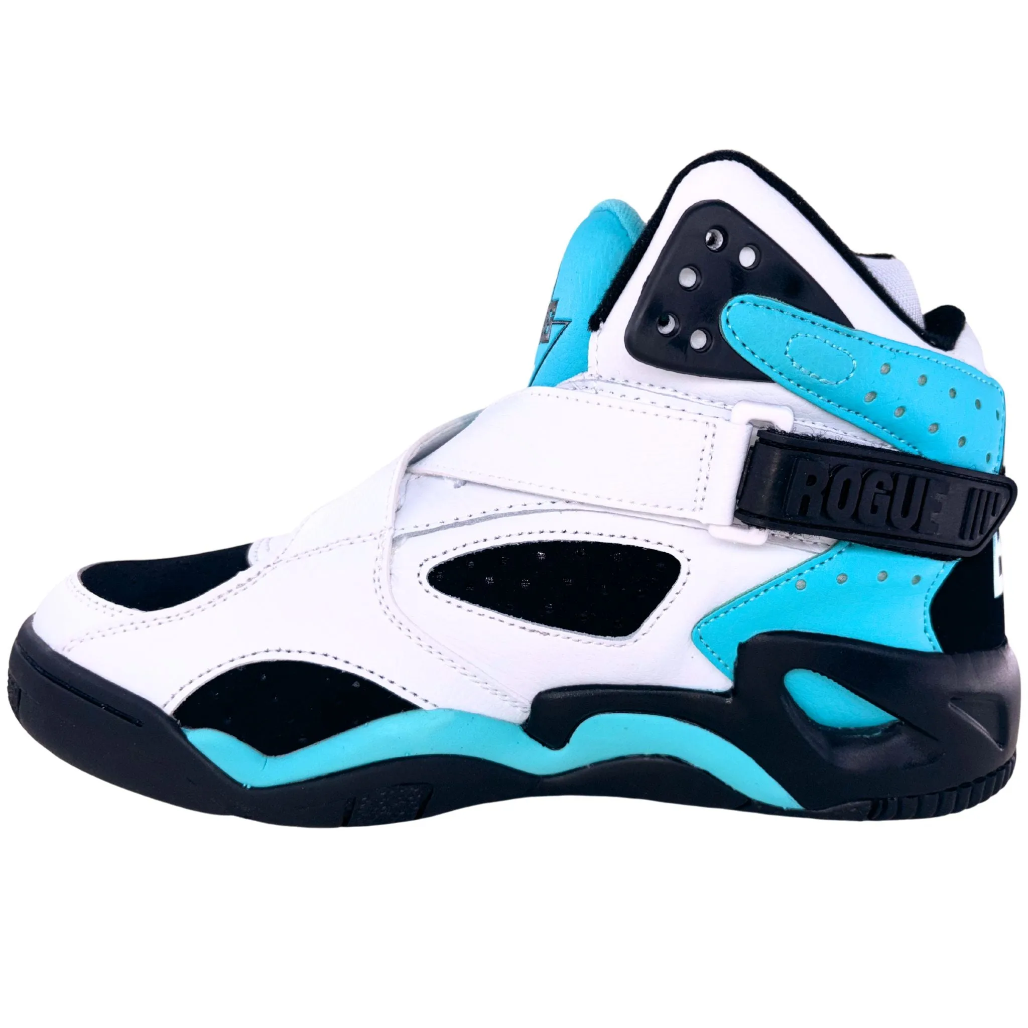 Patrick Ewing Athletics Men's 1BM02092-117 ROGUE White Black Blue Basketball Shoes