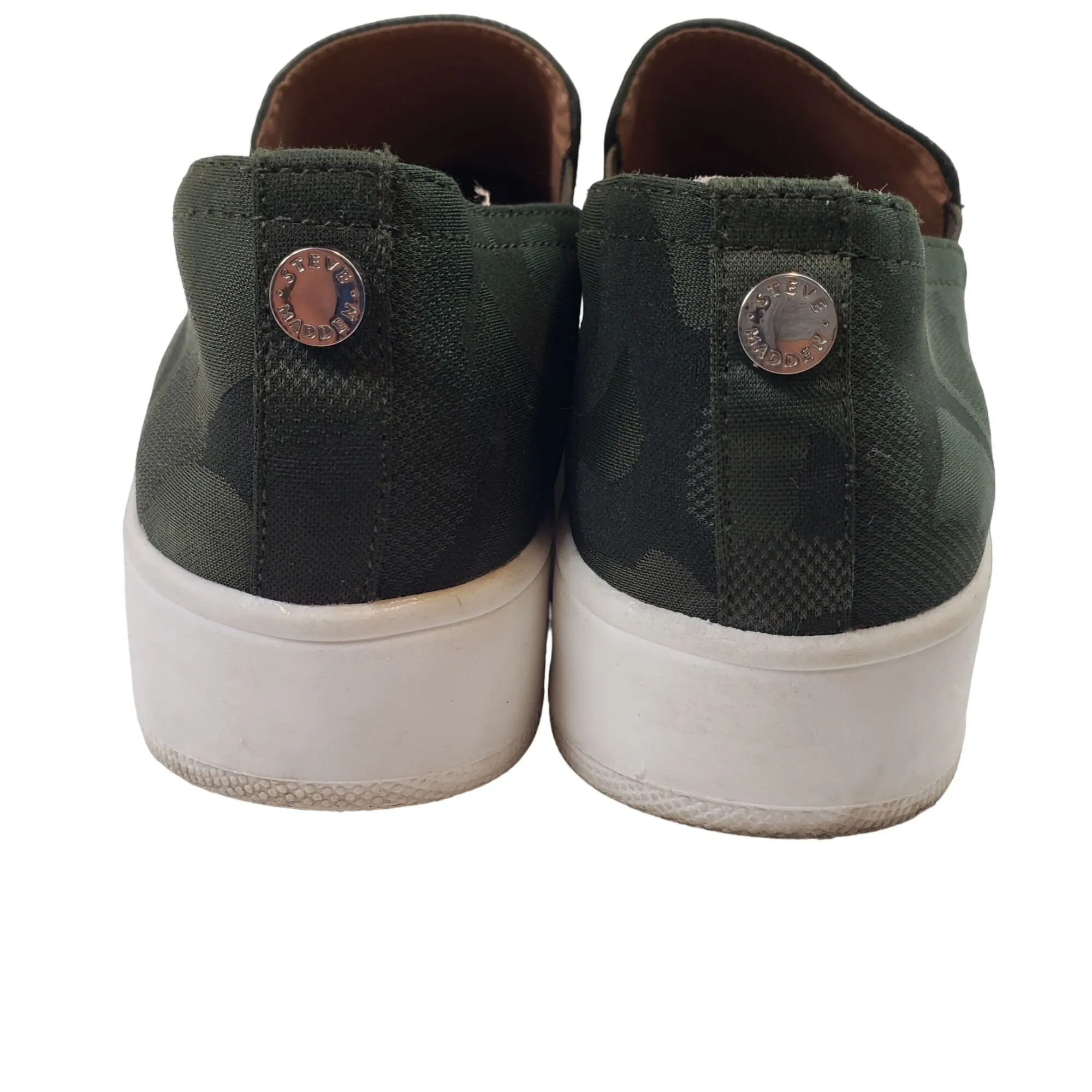 Steve Madden Zayna Camouflage Print Slip-On Sneakers Size 8